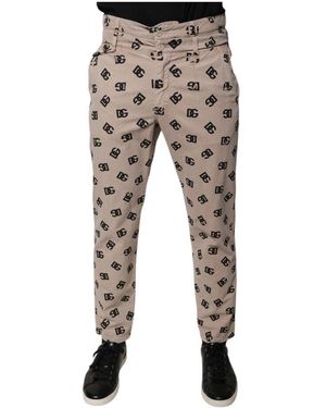 Dolce & Gabbana Logo Skinny Denim Jeans - Grau