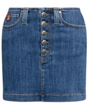 Dondup Denim Skirts - Bleu