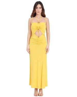 SIMONA CORSELLINI Party Dresses - Yellow