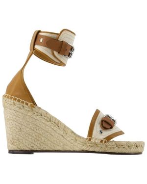 Isabel Marant Oliha Espadrilles - Metallic