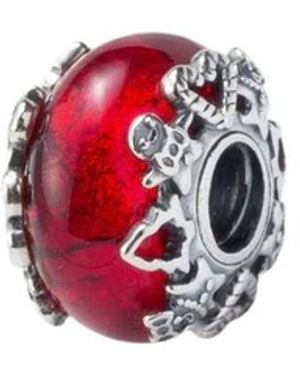PANDORA Charm Murano Glas Magic Of Christmas 925 Sterling Silber - Rot