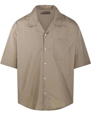 Ami Paris Short Sleeve Shirts - Natural