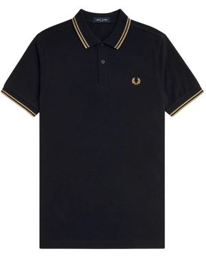 Fred Perry Polo Shirts - Black