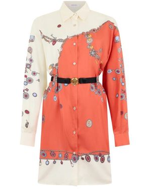 Versace Shirt Dresses - Rouge