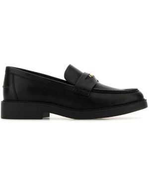 Michael Kors Mocasines Eden De Cuero Negro, Mujer, Talla