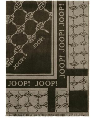 Joop! Accessoires ,Veelkleurig ,Jw 221A103 Jaquard Sjaal - Groen