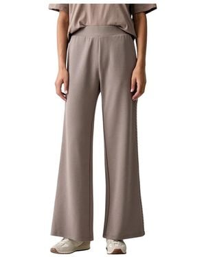 EA7 Wide Trousers - Marron