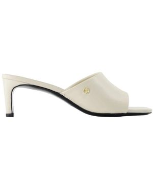 Anine Bing Jayden Mule Sandalen - Weiß