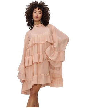 Gestuz Kleedjes ,Roze ,Gzchiffany Short Dress