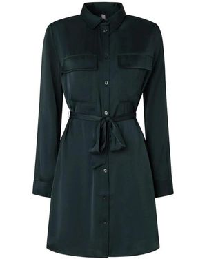 Pepe Jeans Belted Coats - Negro