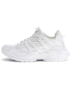 Guess Weiße Ledersneakers