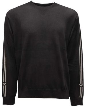 Armani Round-Neck Knitwear - Nero