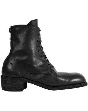 Guidi Lace-Up Boots - Negro