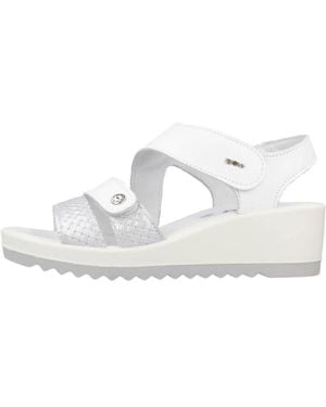 Igi&co Plateau Keil Sandale - Weiß