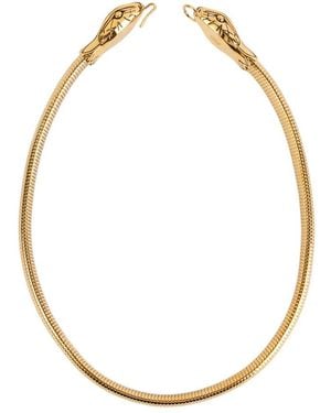 Chloé Accessoires ,Geel ,Tweed Vintage Goud Messing Armband - Metallic