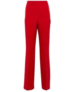 Roland Mouret Wide Trousers - Red