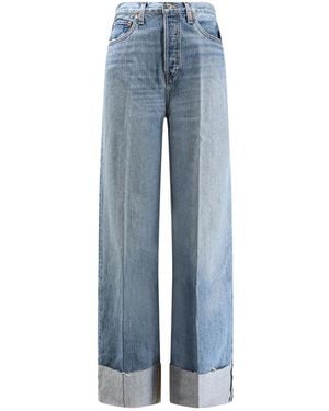 RE/DONE Straight Jeans - Blauw