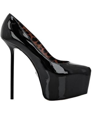 Philipp Plein Plateau-Pumps Aus Lackleder - Schwarz