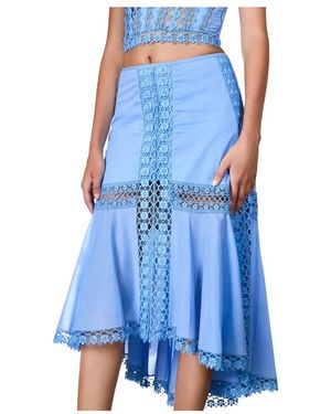 Charo Ruiz Midi Skirts - Azul