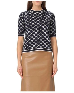 Max Mara Round-Neck Knitwear - Noir