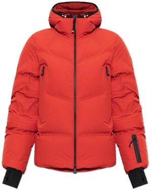Moncler Jassen ,Rood ,Grenoble High Performance Kort Donsjack