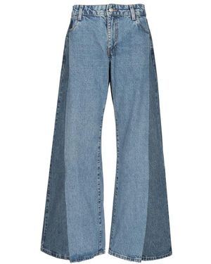 E.L.V. Denim Freya Wide Leg Jean - Blauw