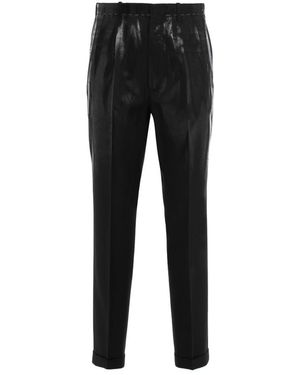 Maison Margiela Slim-Fit Trousers - Black
