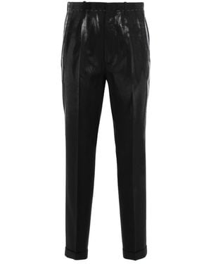 Maison Margiela Slim-Fit Trousers - Black