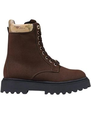 Alviero Martini 1A Classe Lace-Up Boots - Brown