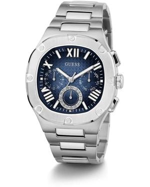 Guess Orologio da polso in acciaio inossidabile argento uomo - Metallizzato