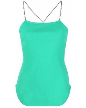 The Attico Fujiko top - Verde