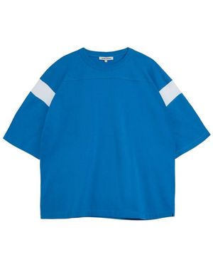 YMC Bio-Baumwolle Skate T-Shirt - Blau