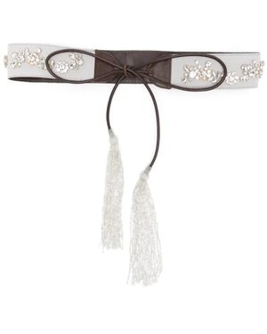 Dries Van Noten Riemen - Wit