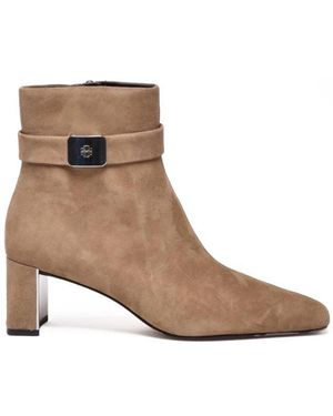 Tory Burch Heeled Boots - Marrone
