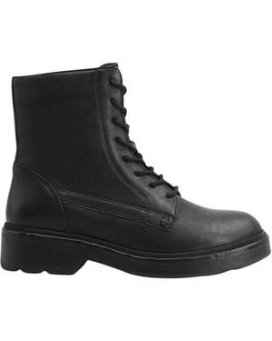 Geox D Swelen Schnürstiefel - Schwarz