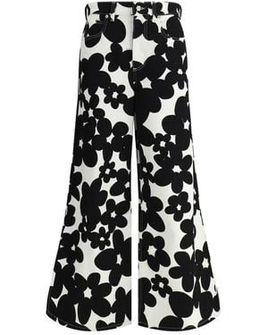 Marni Wide Trousers - Black