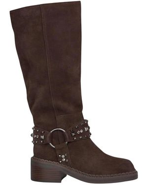 Alma En Pena. High Boots - Brown