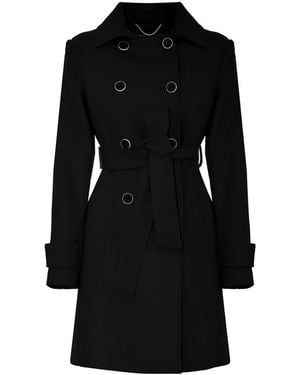 Kocca Belted Coats - Zwart