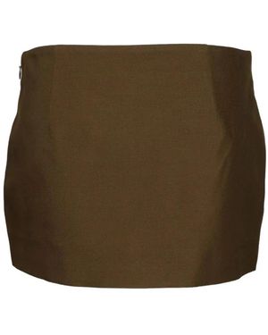 KHAITE Short Skirts - Verde