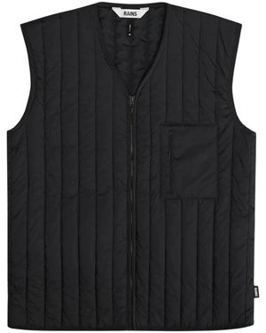 Rains Gewatteerd Liner Vest - Zwart
