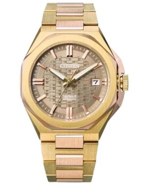Citizen Accessoires ,Geel ,Series 8 Automatisch Horloge - Metallic