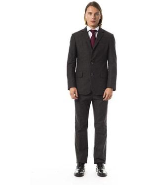 Byblos Single Breasted Suits - Negro