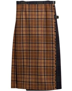 Barbour Midi Skirts - Marrón