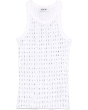 The Attico Weißes Tank Top Jjj051Tr