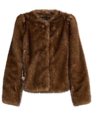 Stand Studio Faux Fur & Shearling Jackets - Brown