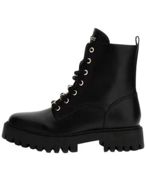 Guess Lace-Up Boots - Noir