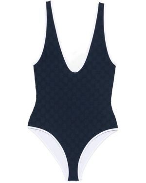 Gucci Badmode ,Blauw ,Gg Swimsuit