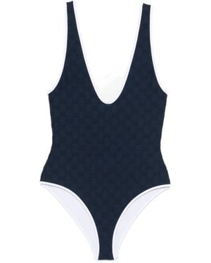 Gucci Badmode ,Blauw ,Gg Swimsuit