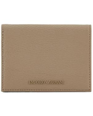 Emporio Armani Stilvolle Kartenetuis - Natur