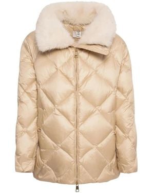Fracomina Winter Jackets - Natural